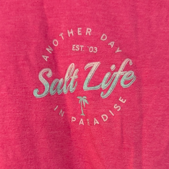 Salt Life Vibrant Pink Tee - Picture 3 of 9